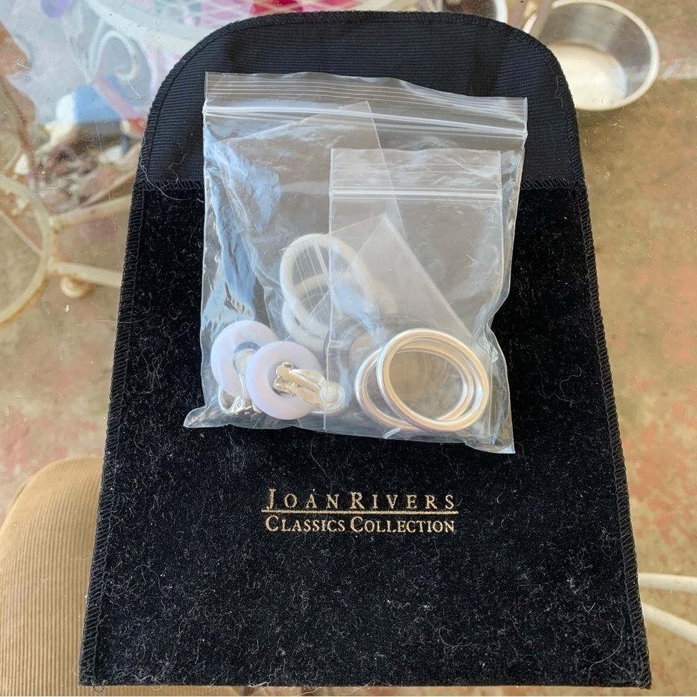 Joan Rivers Exchangeable Clip On Earrings